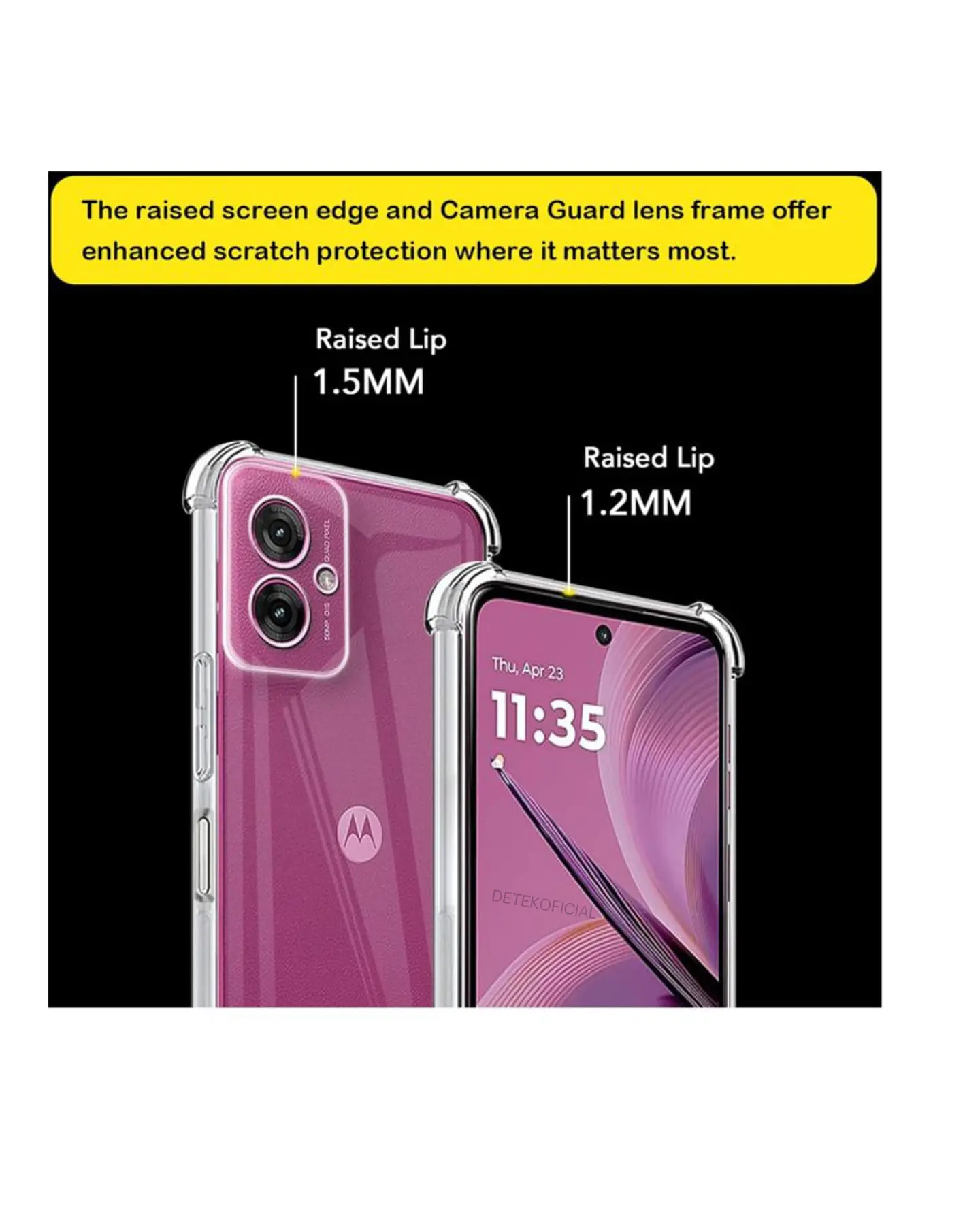 Carcasa Transparente Para Motorola G55 4