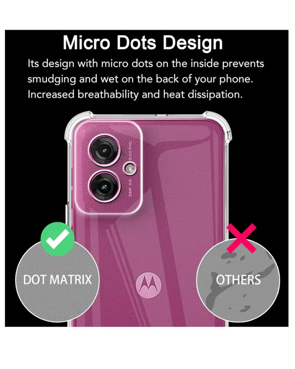 Carcasa Transparente Para Motorola G55 5