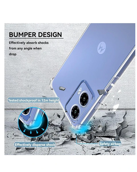 Carcasa Transparente Para Motorola G55
