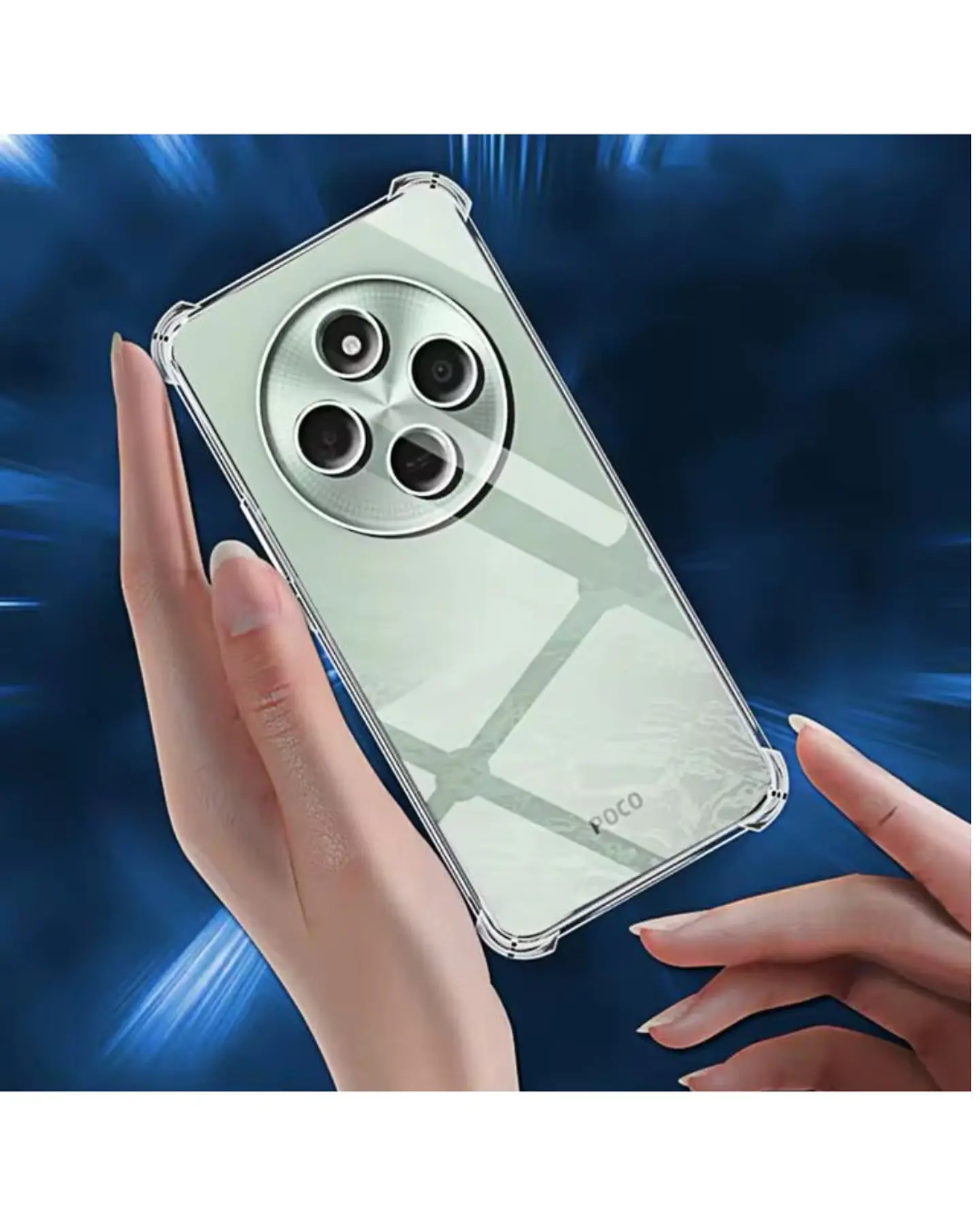Carcasa transparente para Xiaomi Poco C75  2