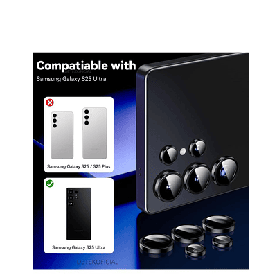 Lamina De Cámara Para Samsung Galaxy S25 ultra