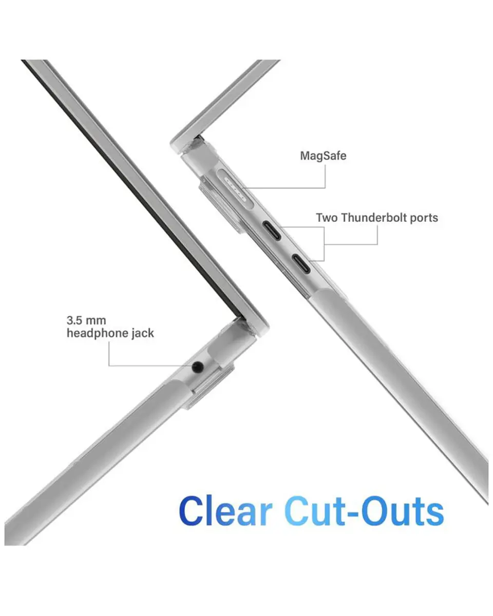 Carcasa Acrílica Protectora Para MacBook Air 13,6 M3  4