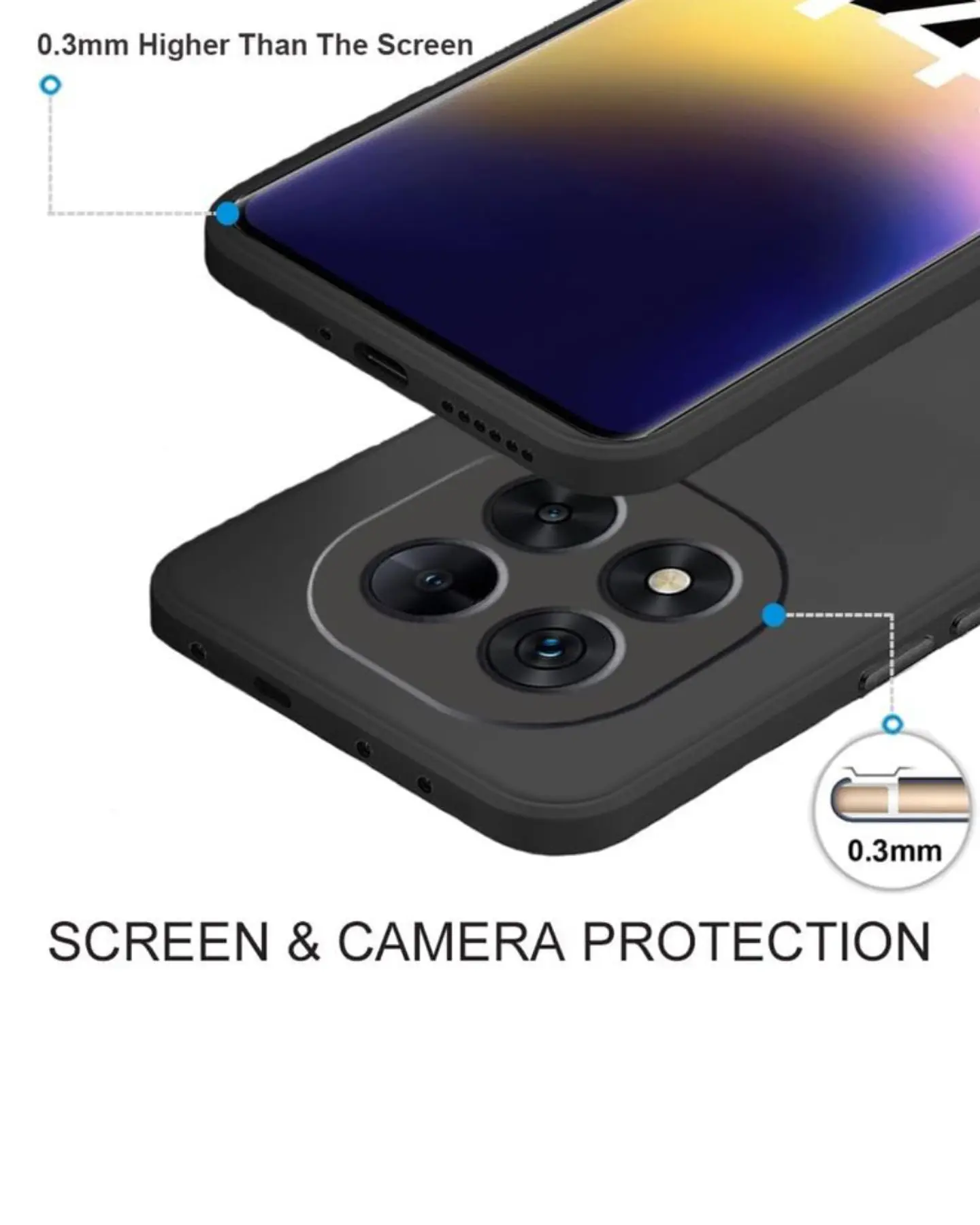 Carcasa Silicona Color Para Xiaomi Note 14 Pro 5g 3