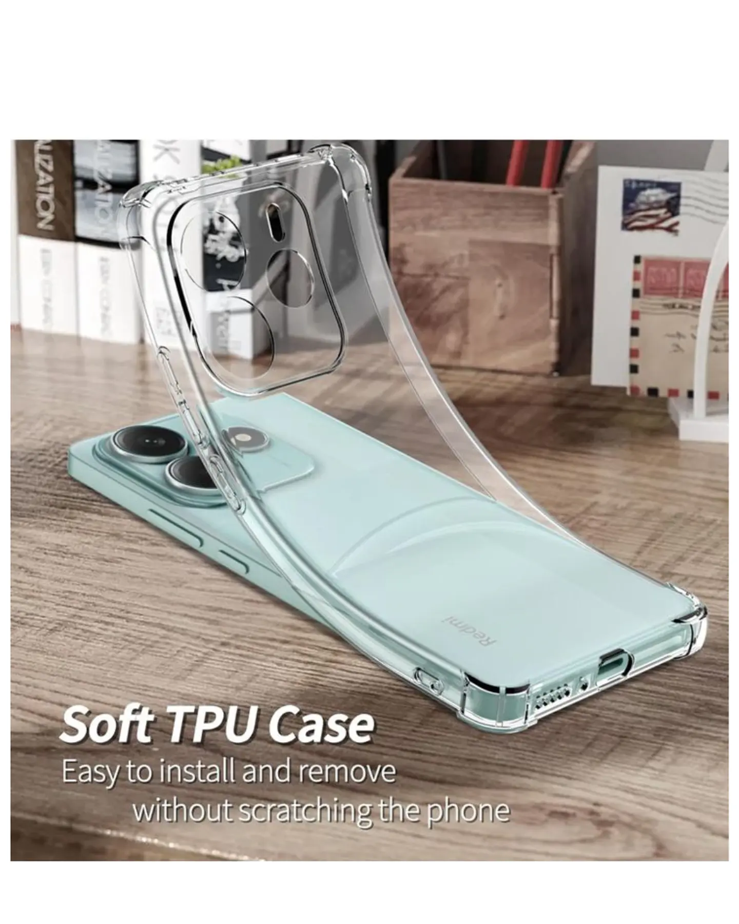 Carcasa Transparente Para Redmi Note 14 4G  3
