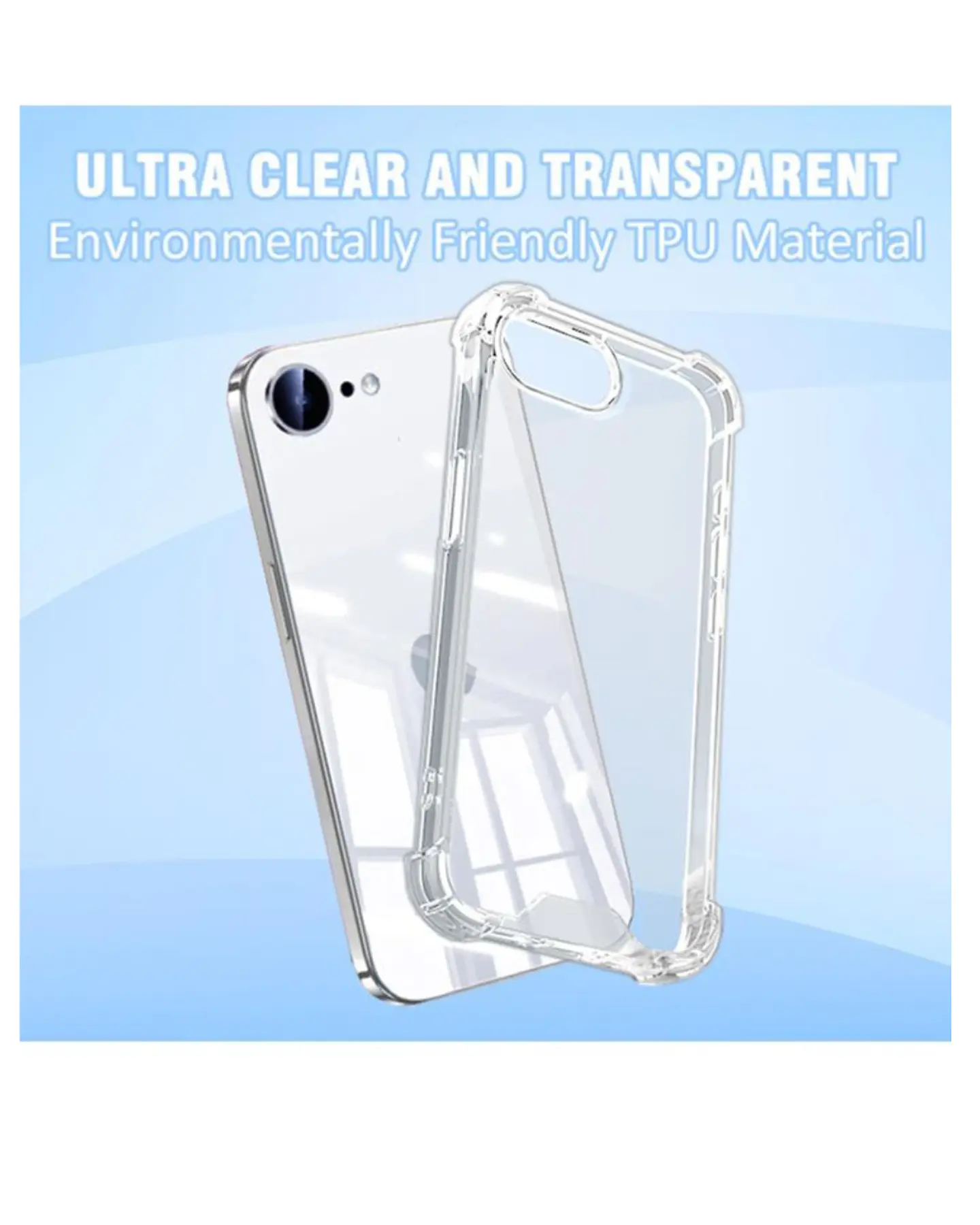 Carcasa Transparente para iPhone 16e 3