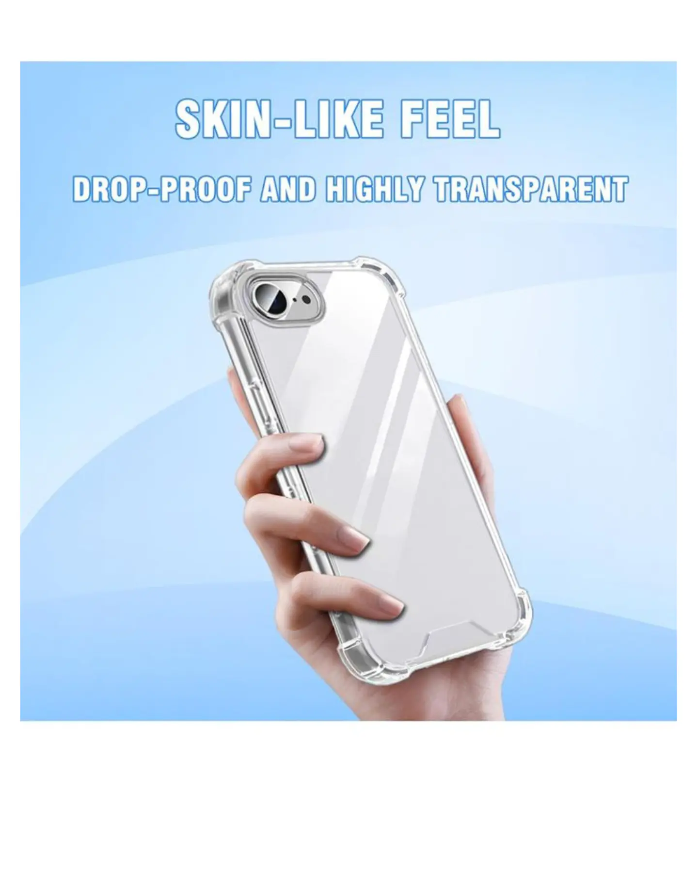 Carcasa Transparente para iPhone 16e 6