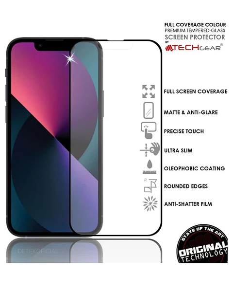 Lamina Vidrio Templado Completa Para iPhone 16e