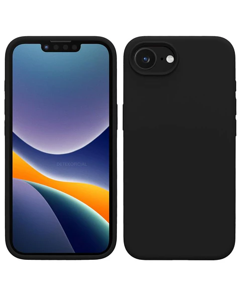 Carcasa silicona color Para iPhone 16e