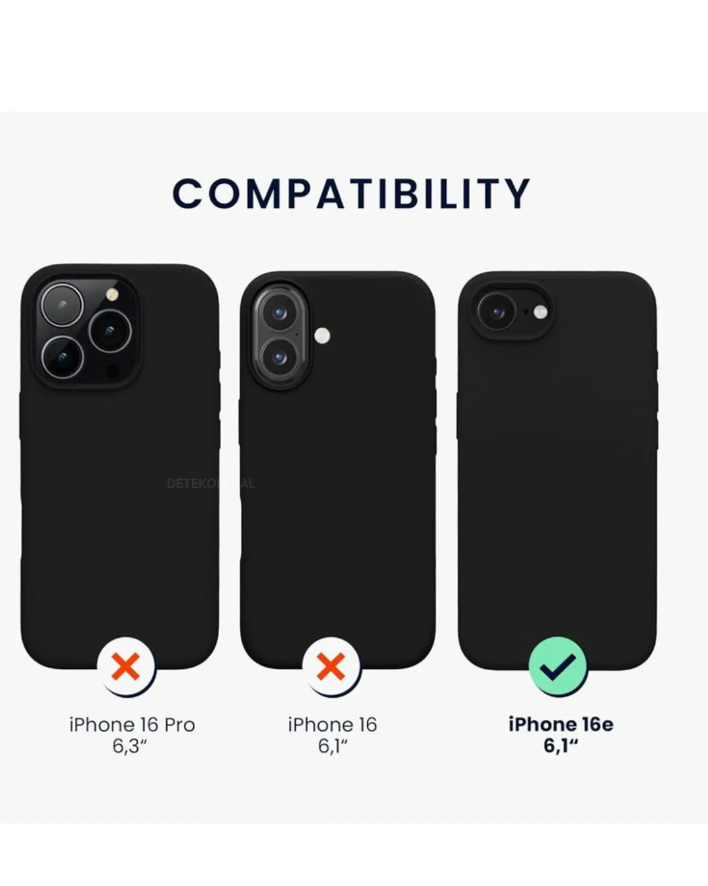 Carcasa silicona color Para iPhone 16e 2