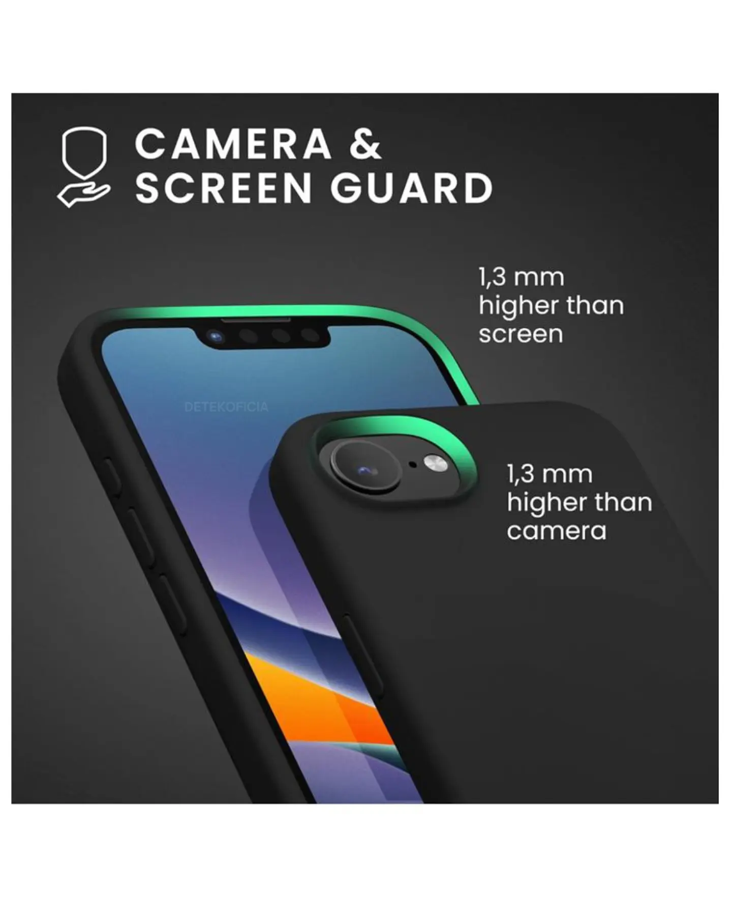 Carcasa silicona color Para iPhone 16e 3