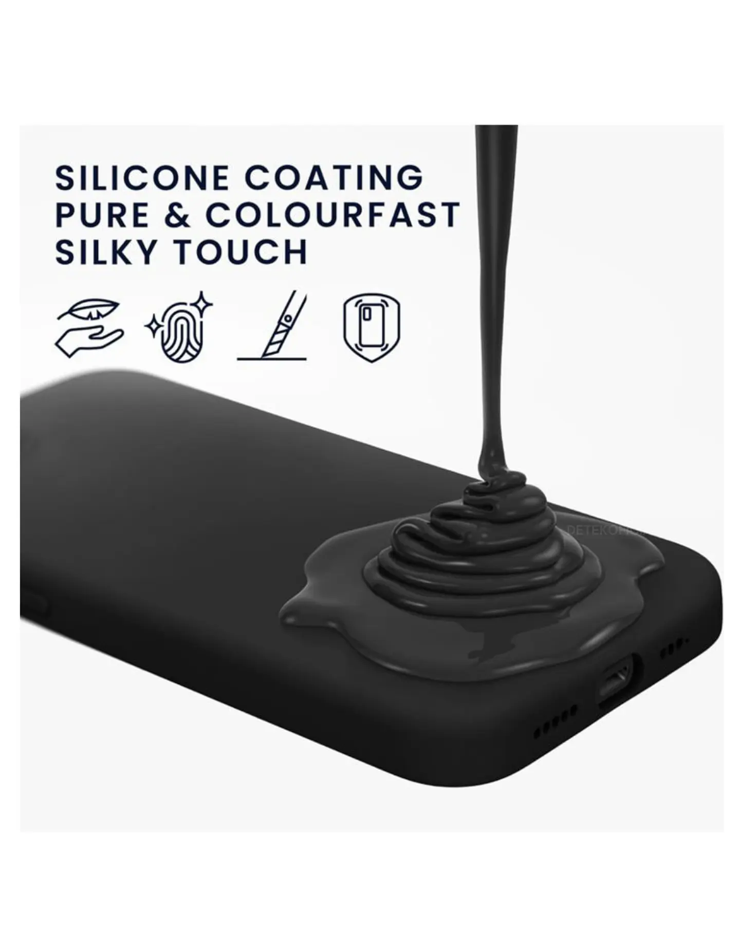 Carcasa silicona color Para iPhone 16e 6