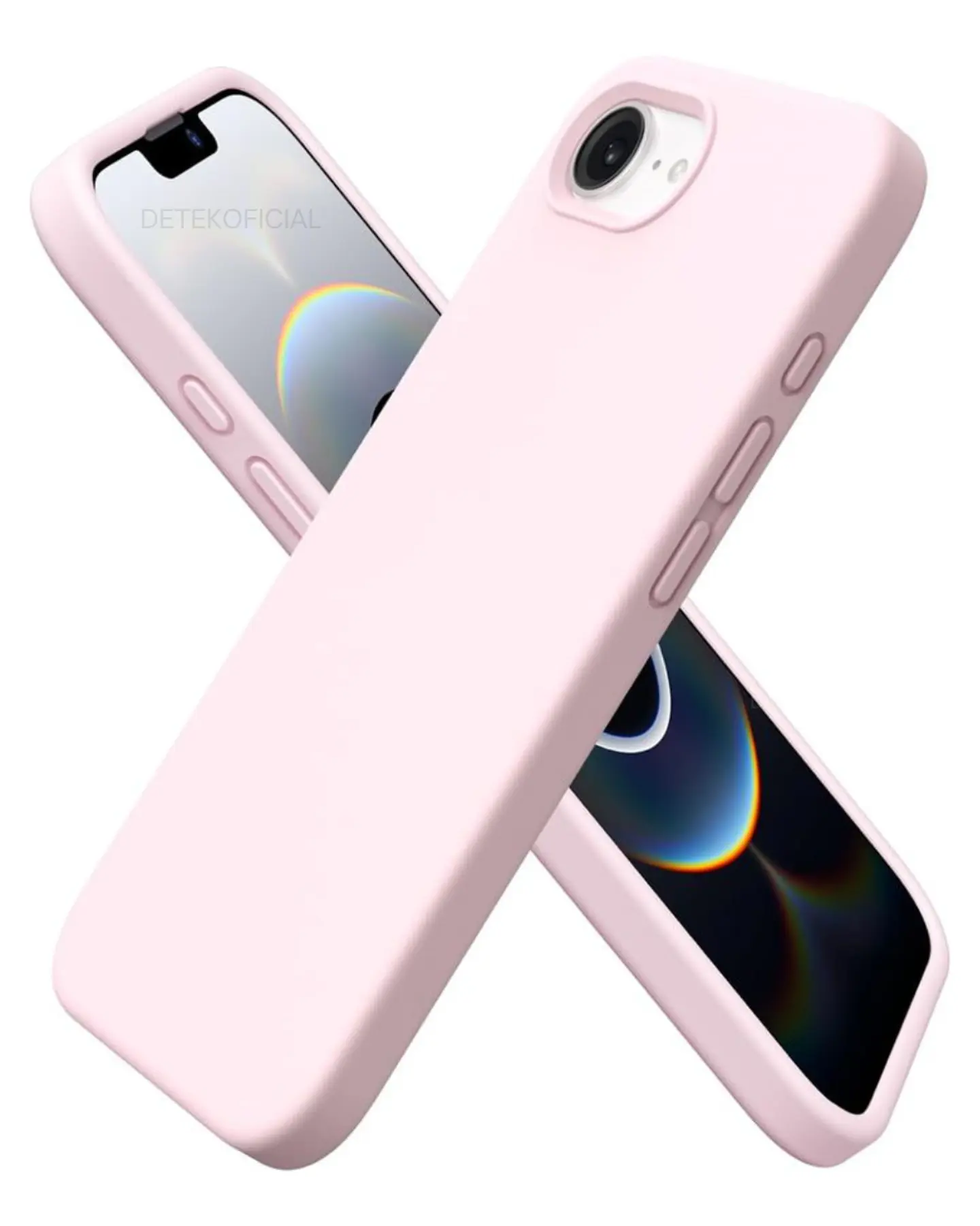 Carcasa silicona color Para iPhone 16e 8