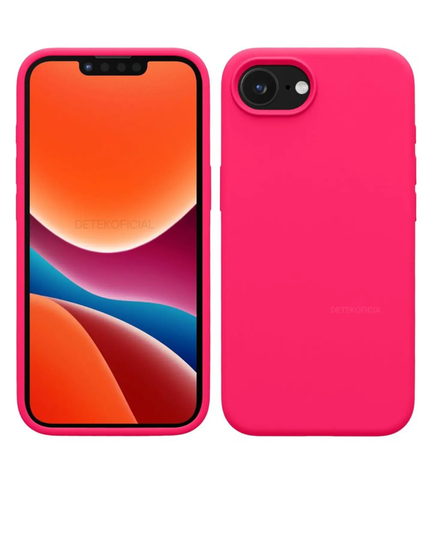Carcasa silicona color Para iPhone 16e 13