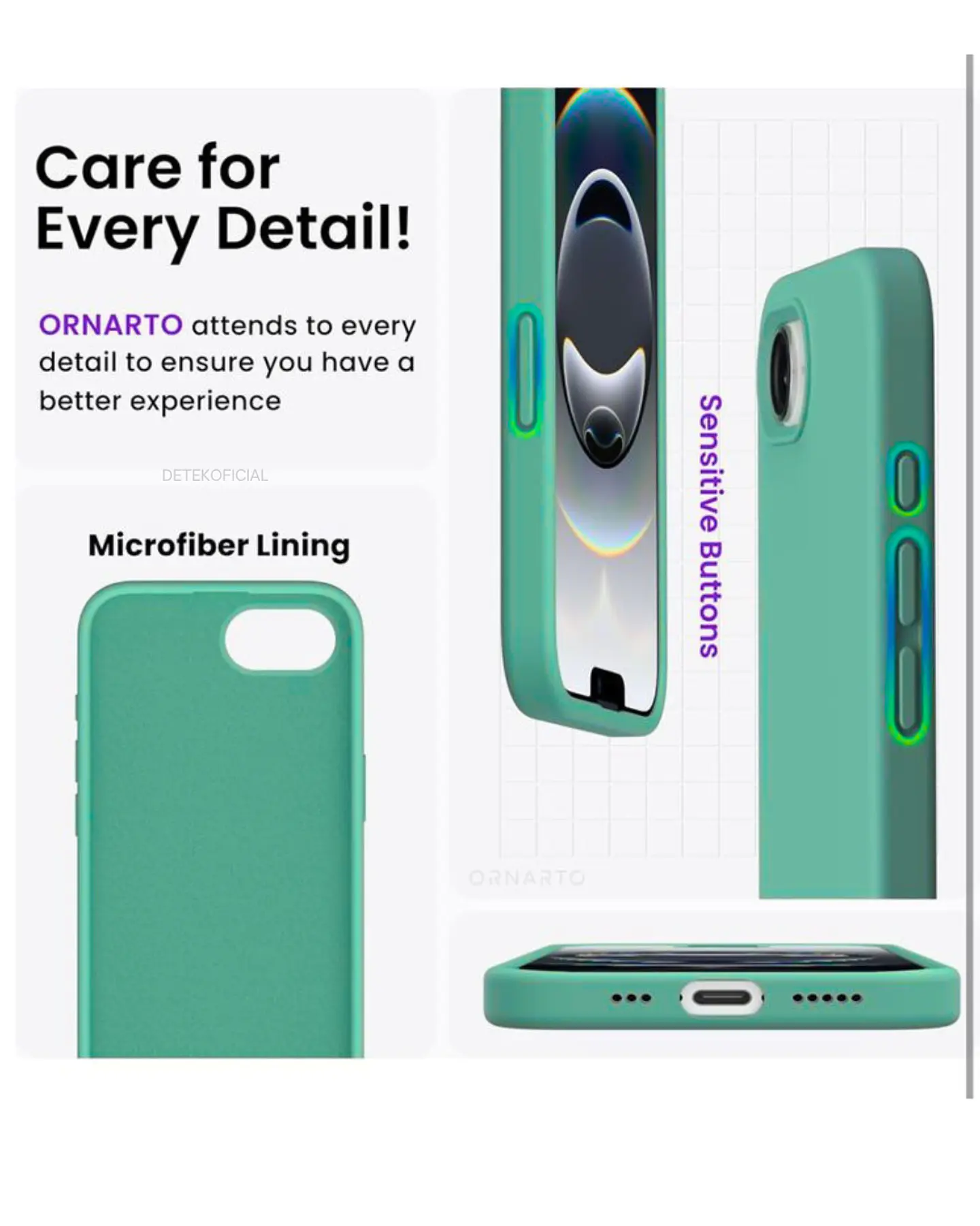 Carcasa silicona color Para iPhone 16e 19