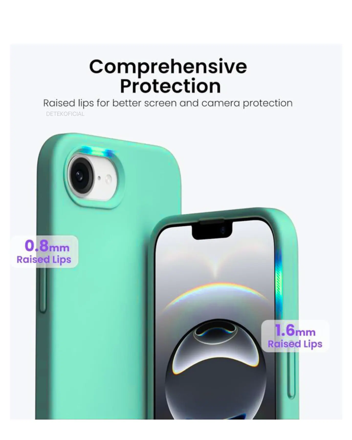 Carcasa silicona color Para iPhone 16e 20
