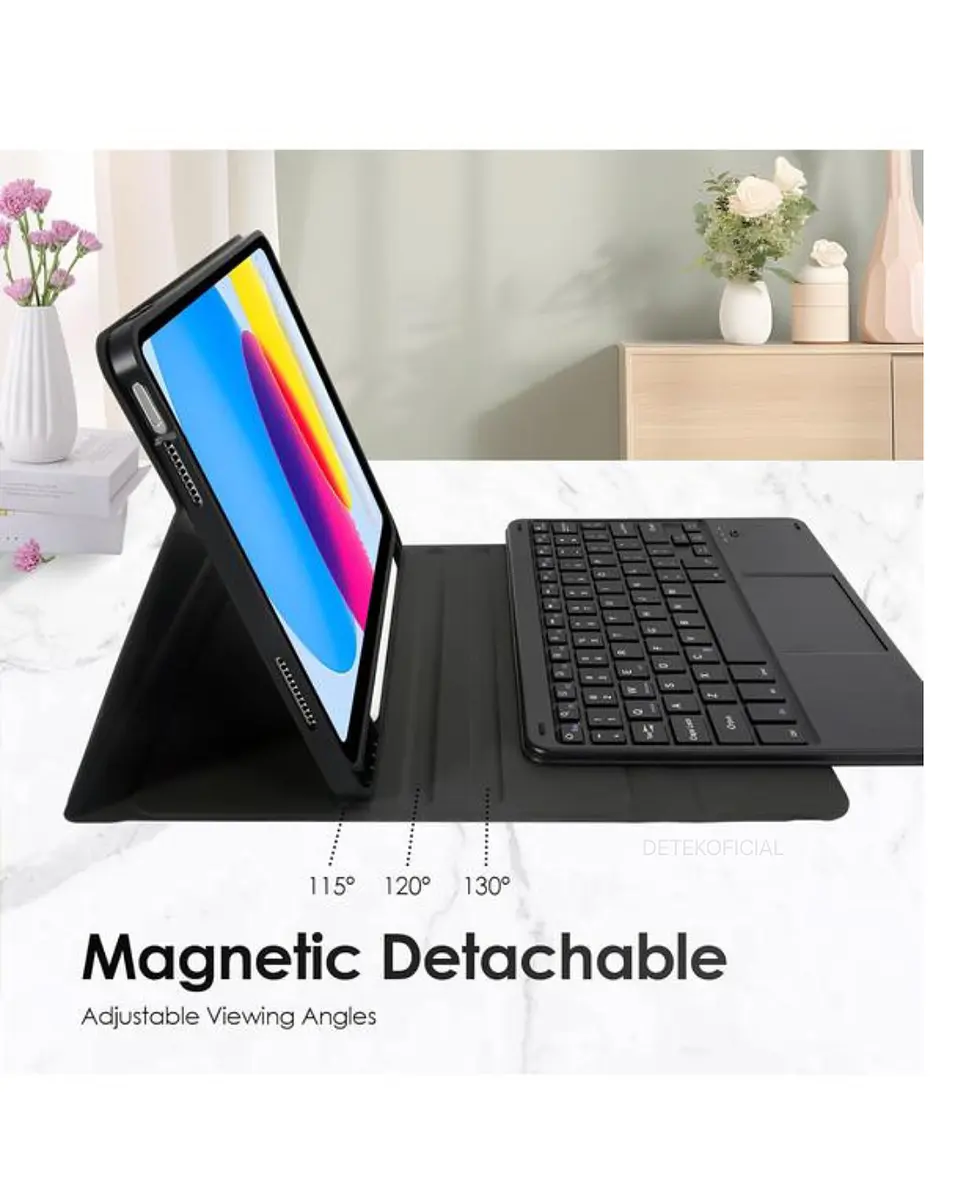 Funda Con Teclado Español Touchpad Para iPad 11 A16 2025  6