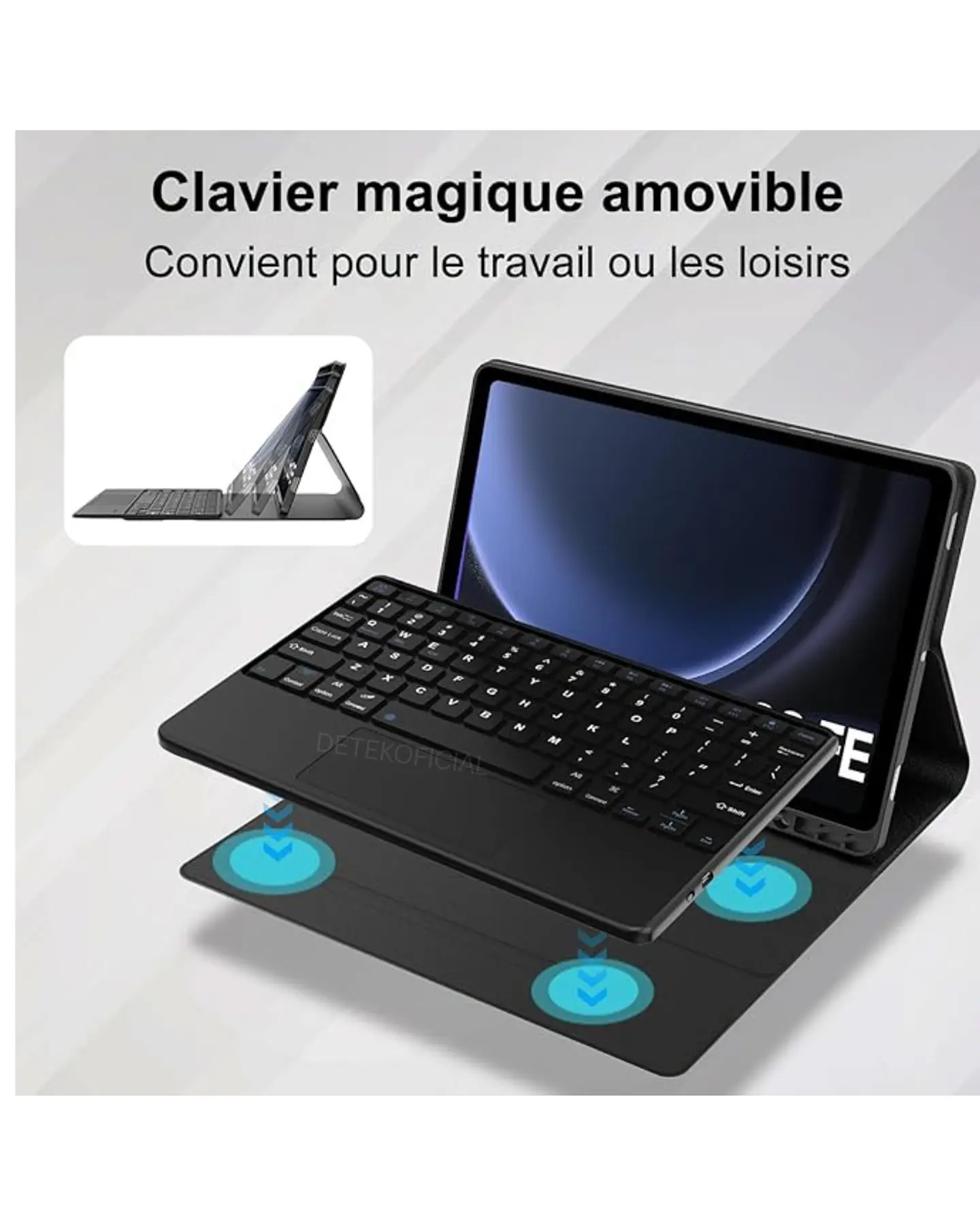 Funda Con Teclado Español Touchpad Para Samsung S10 Fe 10.9 6