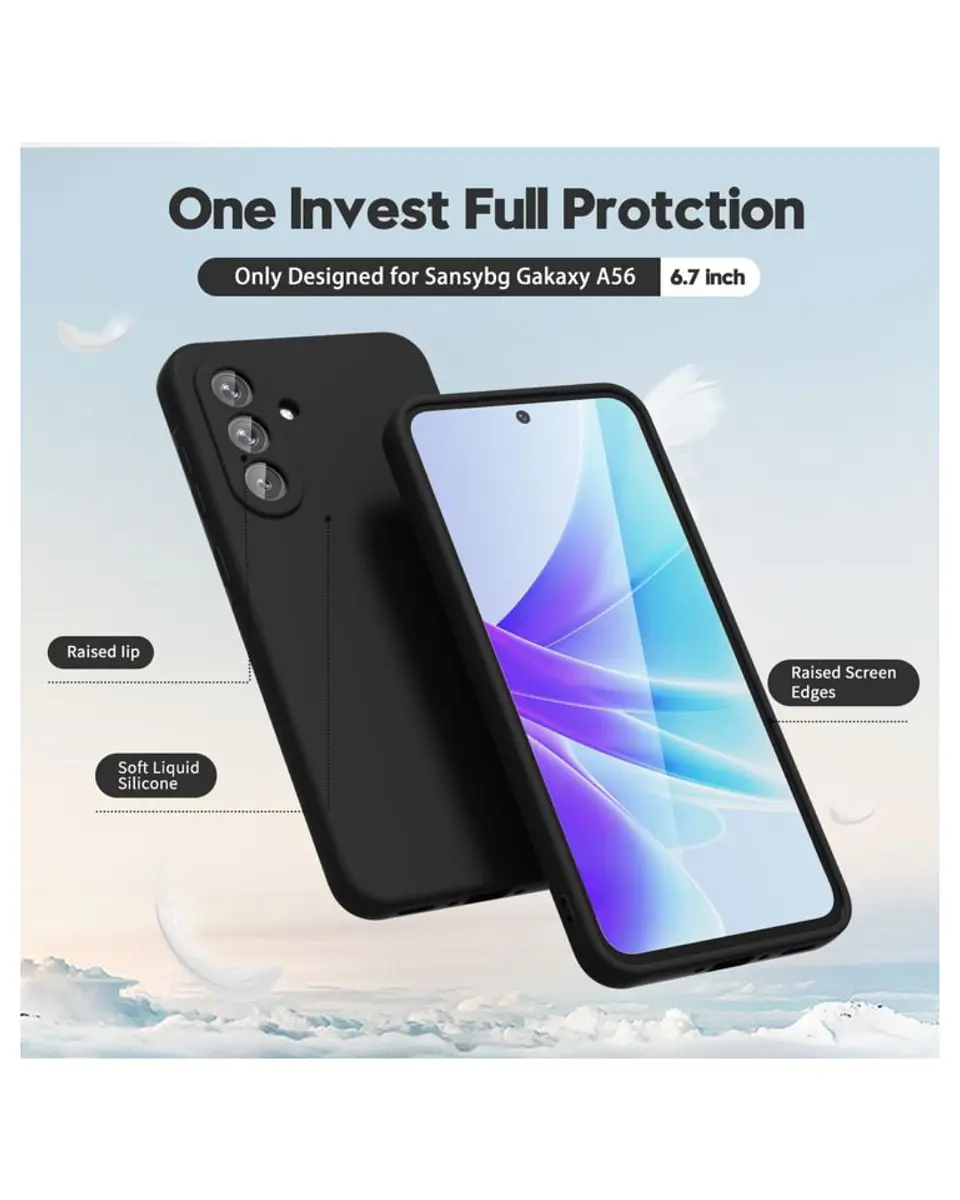 Carcasas Silicona Color Para Samsung Galaxy A56 3