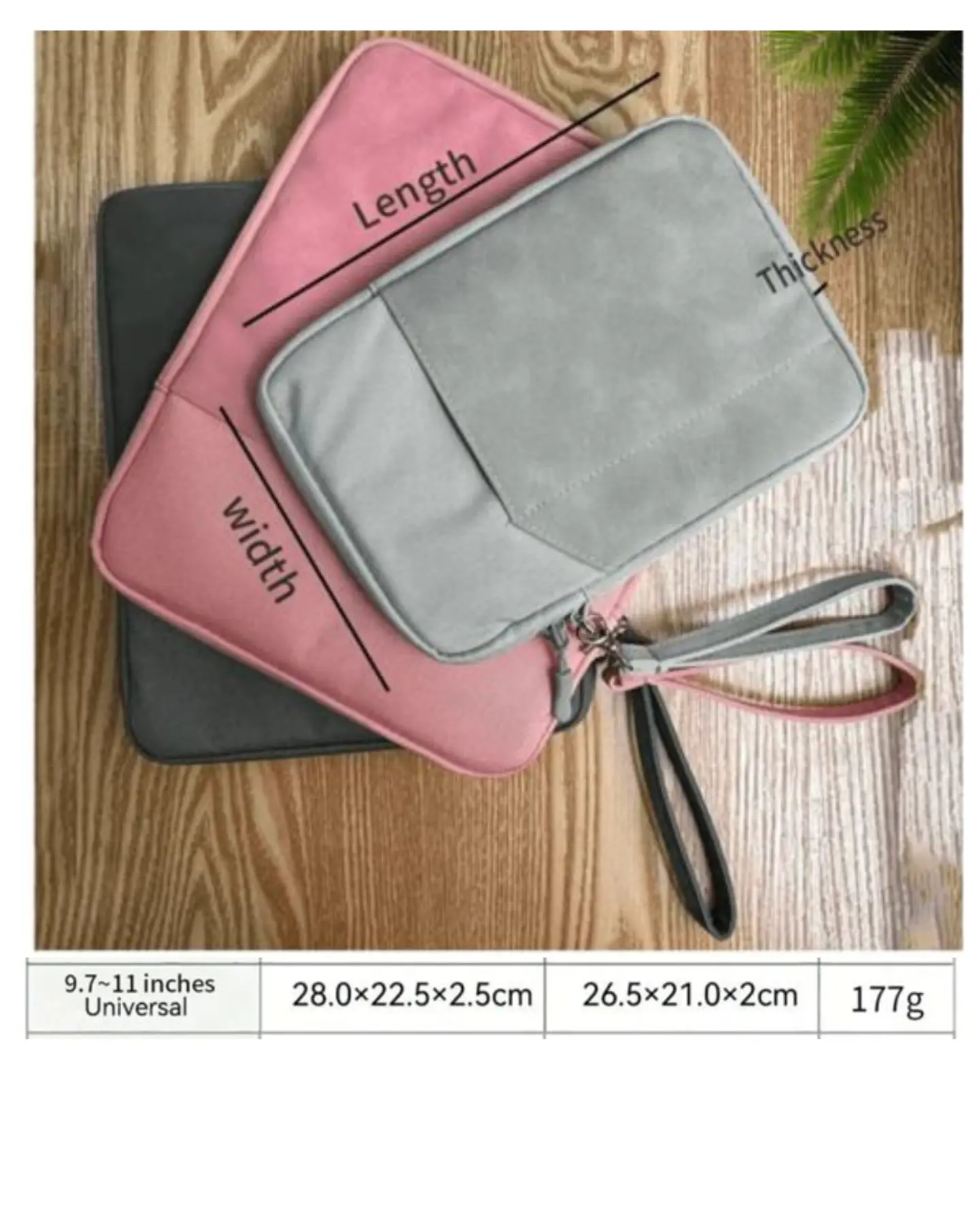 Funda Bolso Acolchada para iPad / Tablet de Hasta 11 Pulgadas  2