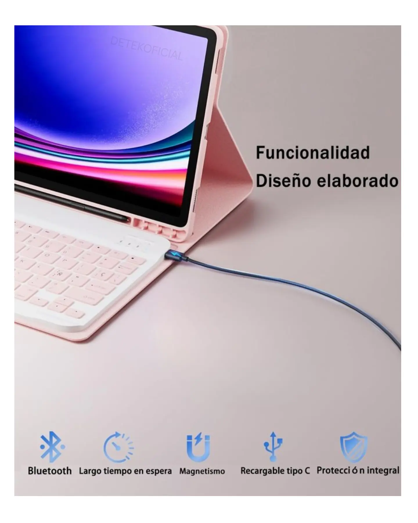 Funda Con Teclado Español Para iPad Mini 6 Gen (8.3)  11