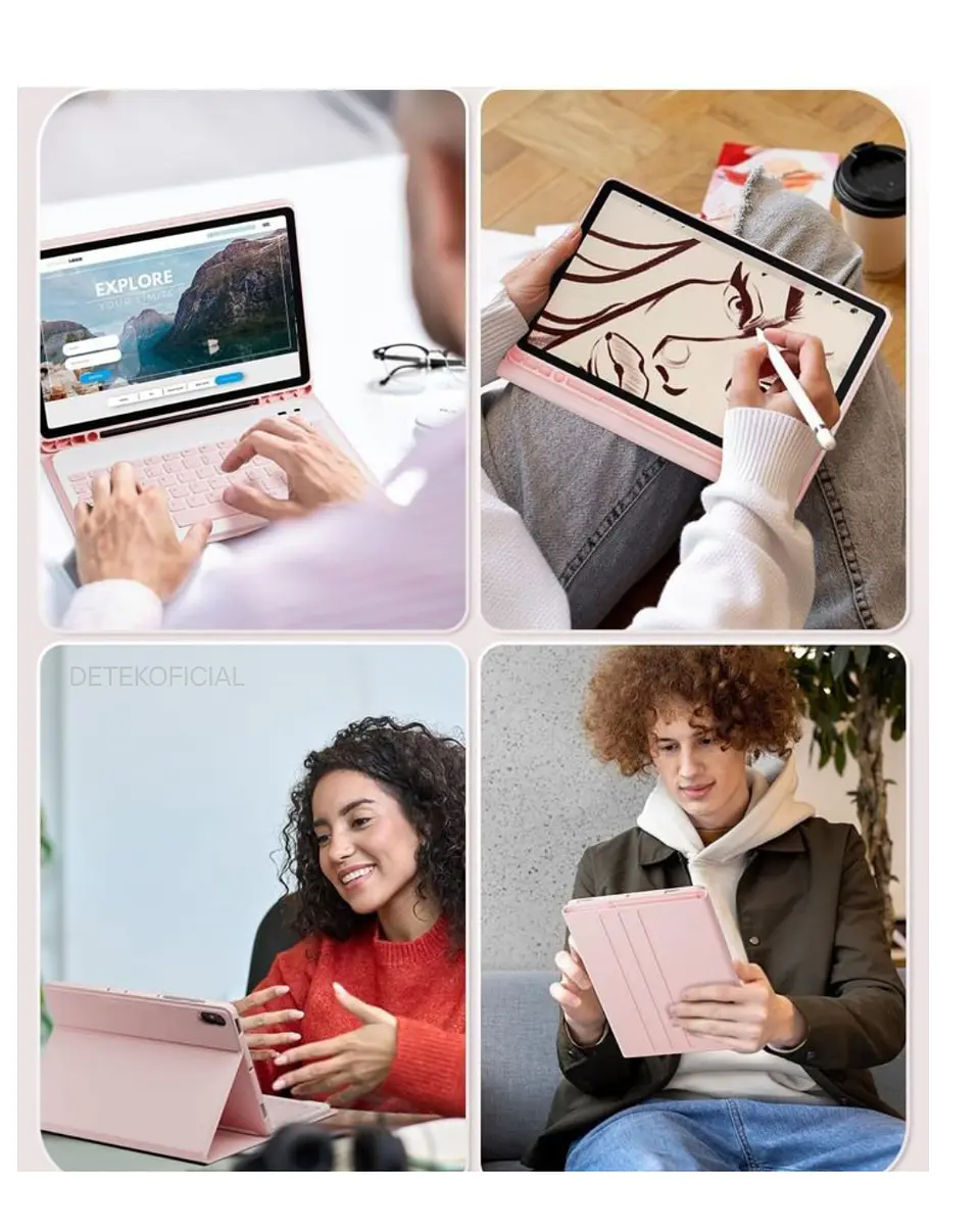  Funda Con Teclado Español Para iPad Mini 6 Gen (8.3)  16