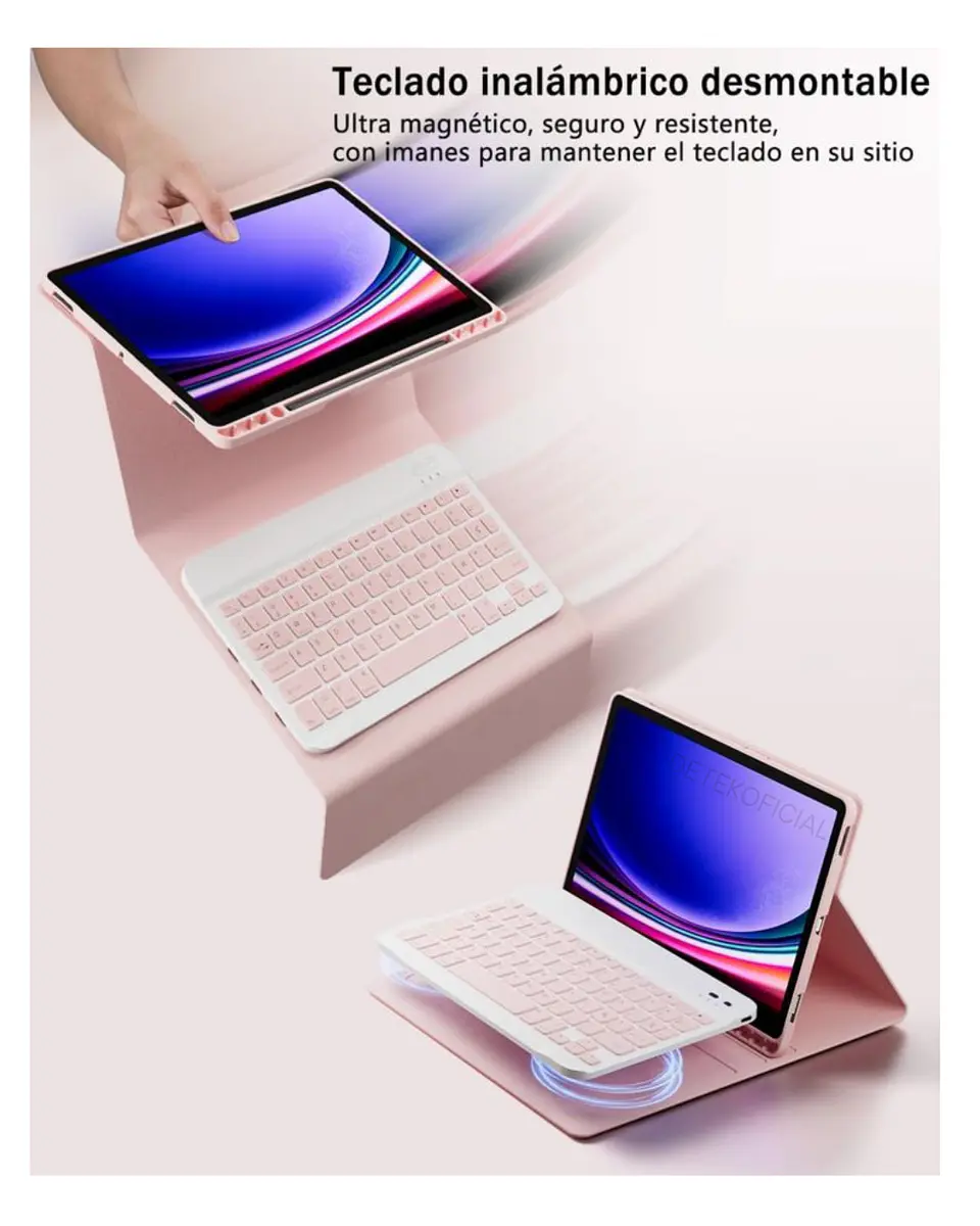  Funda Con Teclado Español Para iPad Mini 7 Gen (8.3) 12