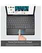 Funda Con Teclado Español Touchpad Para Samsung Galaxy S9 / S9 Fe 10.9