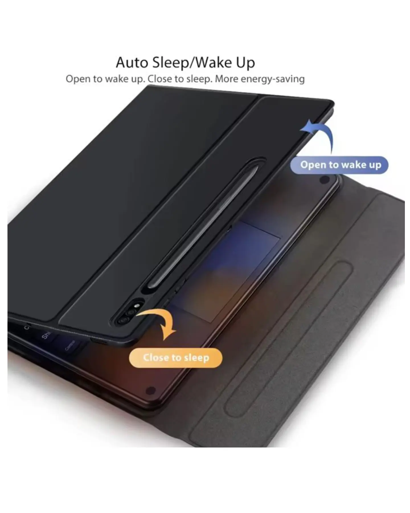 Funda Con Teclado Español Touchpad Para Samsung Galaxy S9 / S9 Fe 10.9