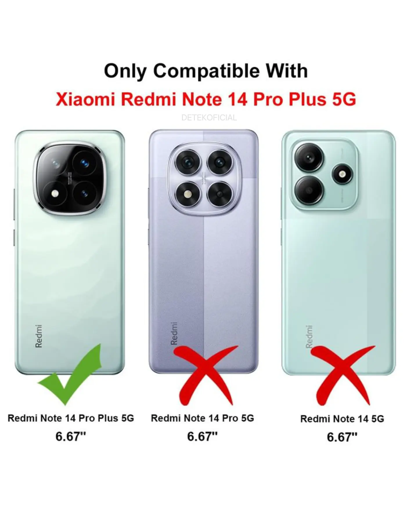 Carcasa Antigolpes Para Redmi Note 14 Pro+ Plus 5g 2