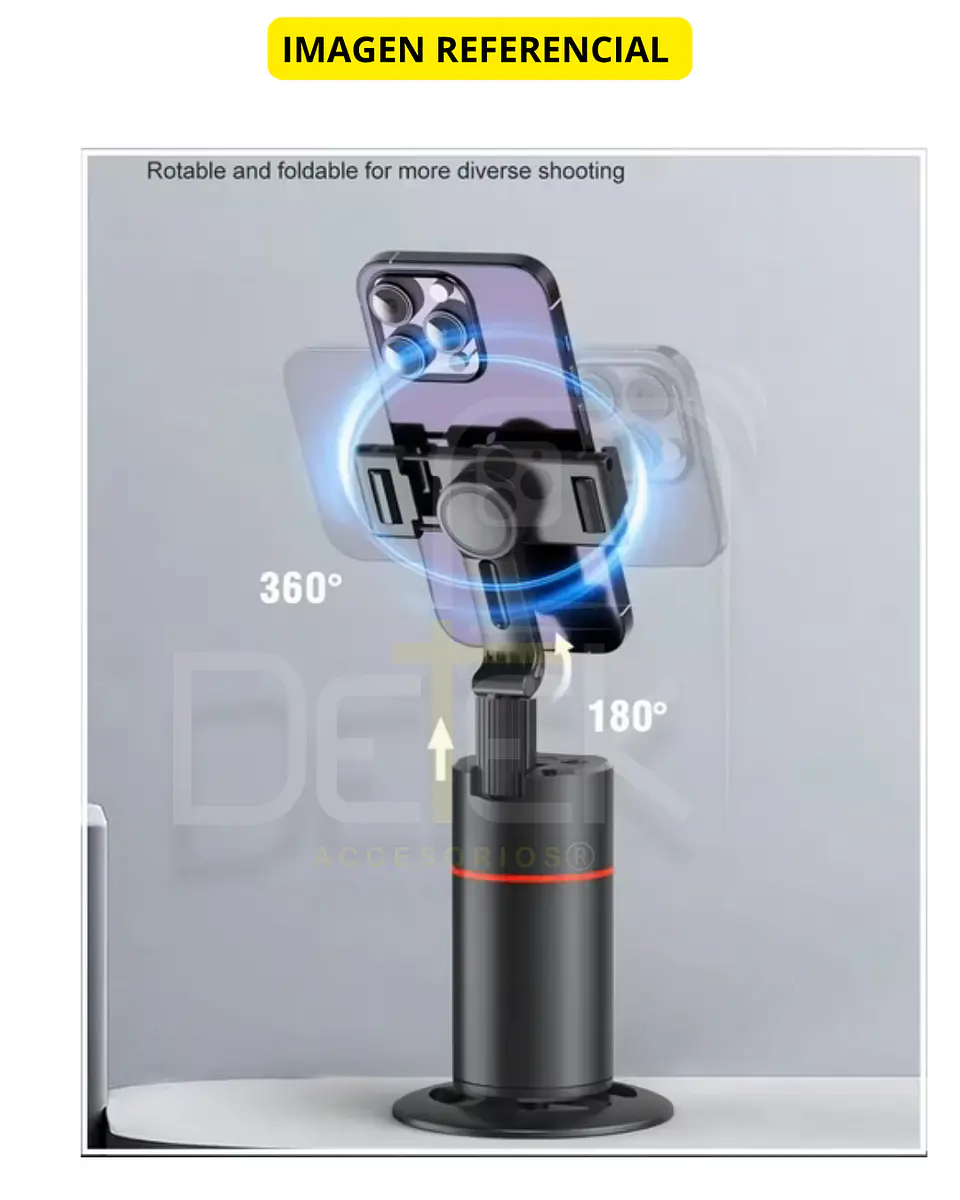 Soporte inteligente 360 Con Seguimiento Facial + Control Remoto  5