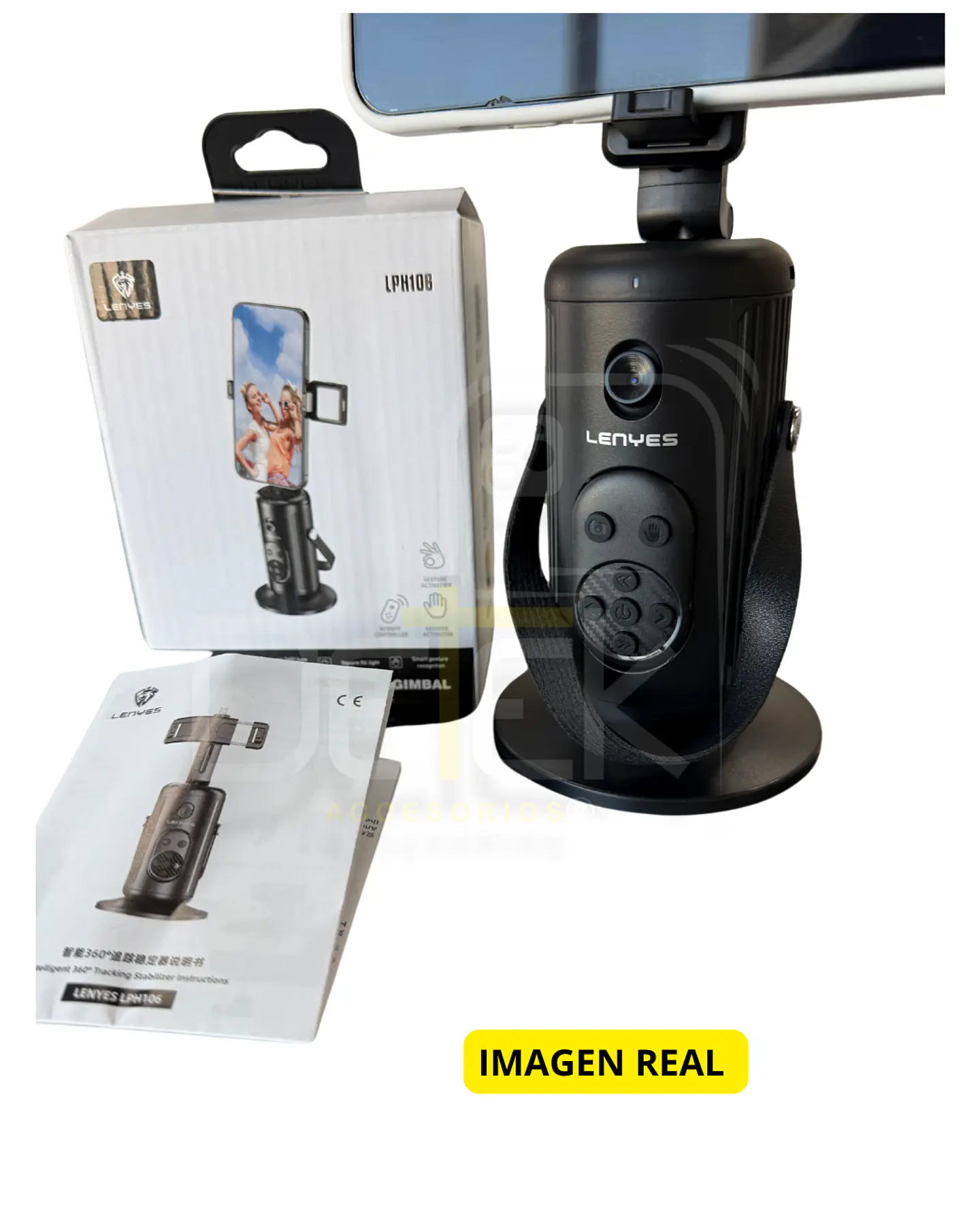 Soporte inteligente 360 Con Seguimiento Facial + Control Remoto  2