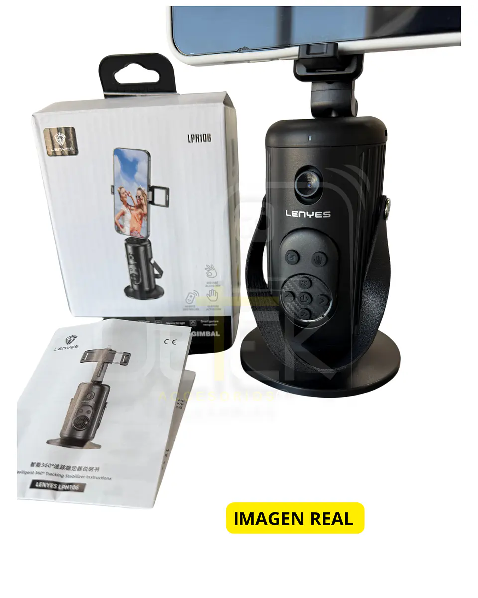 Soporte inteligente 360 Con Seguimiento Facial + Control Remoto  2