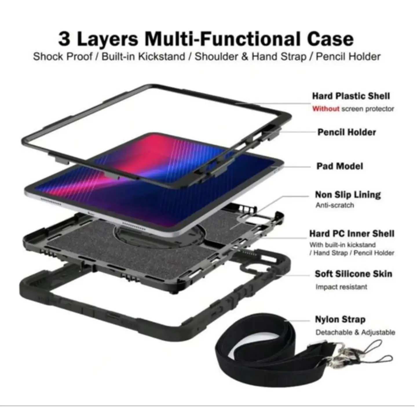 Funda Antigolpes Armadura Para Lenovo M11 2024  2