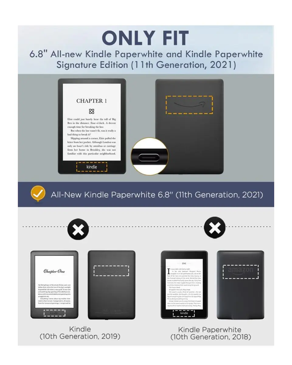 Funda Transparente Para Kindle Paperwhite 11th 2021 4