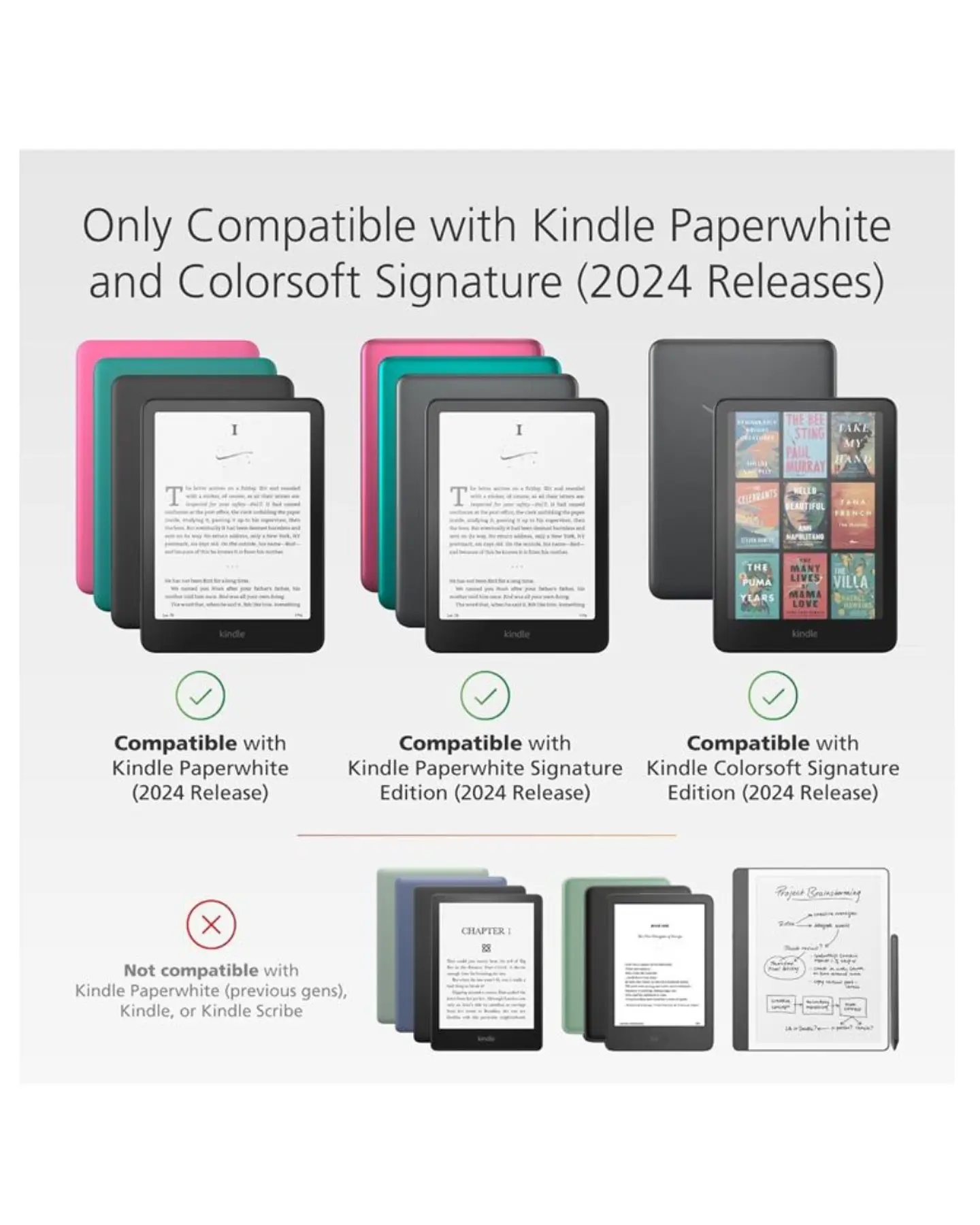 Funda Transparente Para Kindle Paperwhite 12th Gene 2024 2