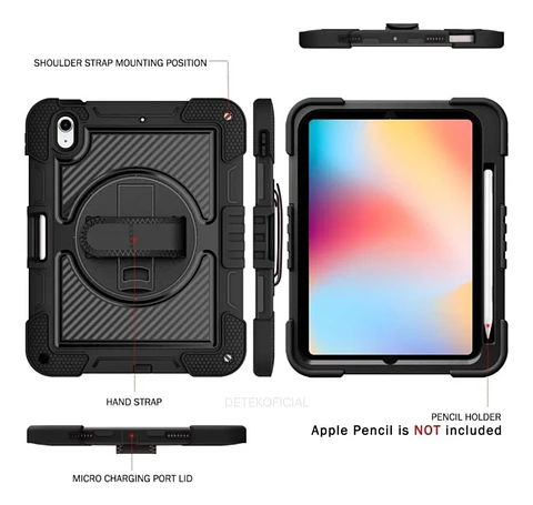 Funda Antigolpes Armadura Para iPad 11 A16 2025 