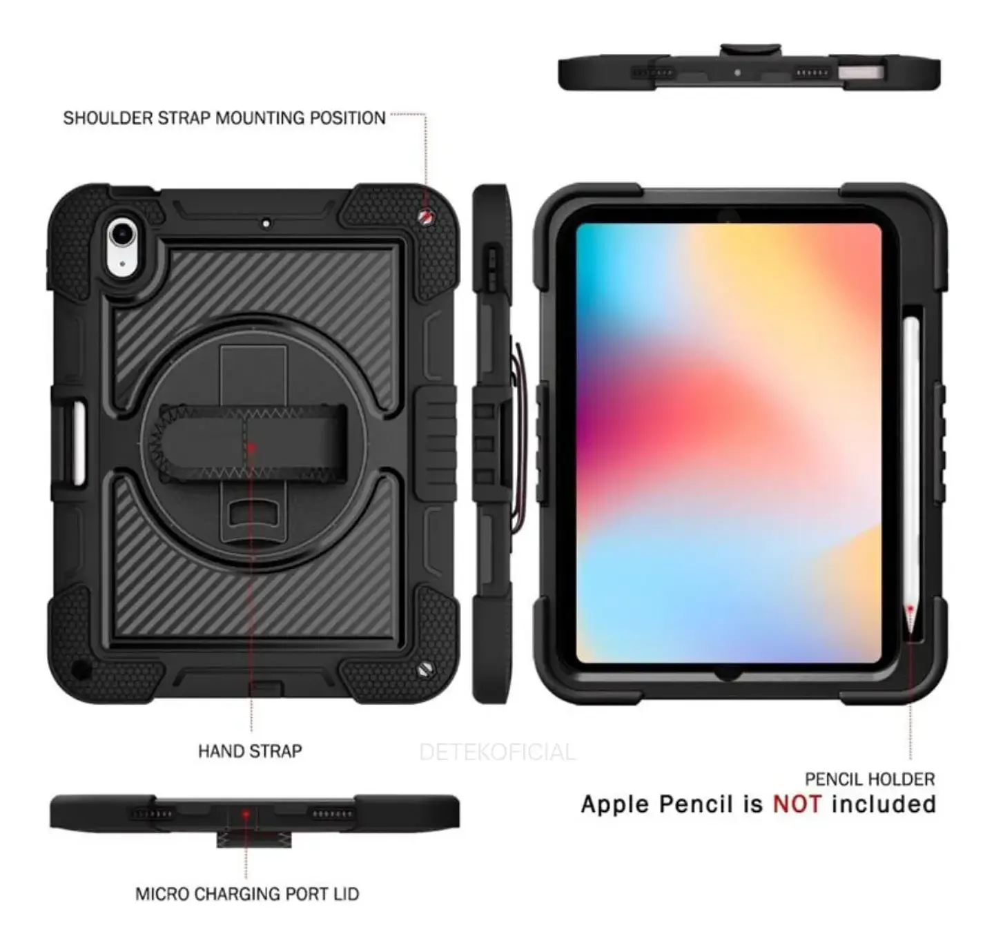 Funda Antigolpes Armadura Para iPad 11 A16 2025  2