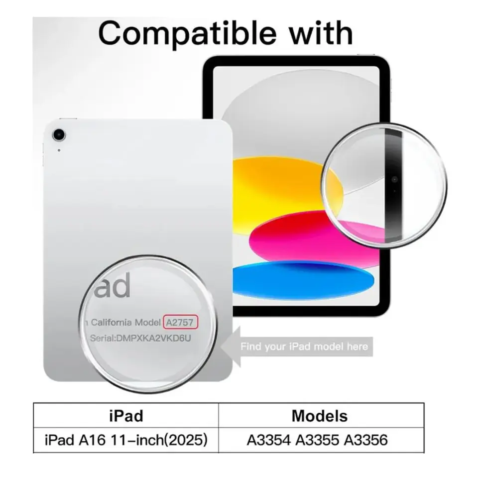 Funda Antigolpes Armadura Para iPad 11 A16 2025  7