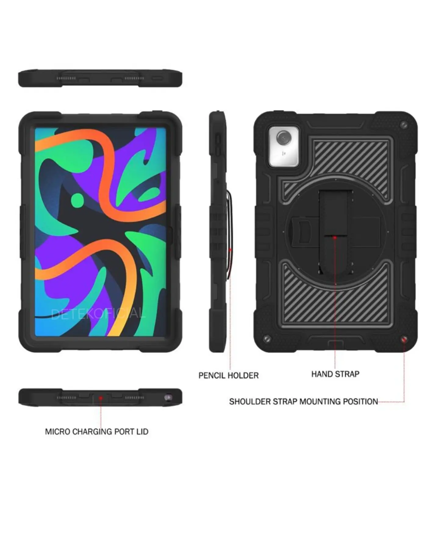 Funda Antigolpes Armadura Para Lenovo M11 2024  5