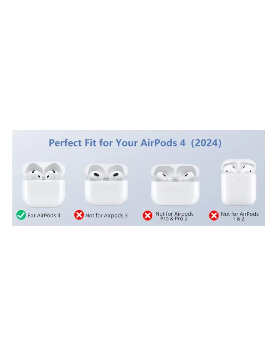 Funda Reforzada Para AirPods 4  2