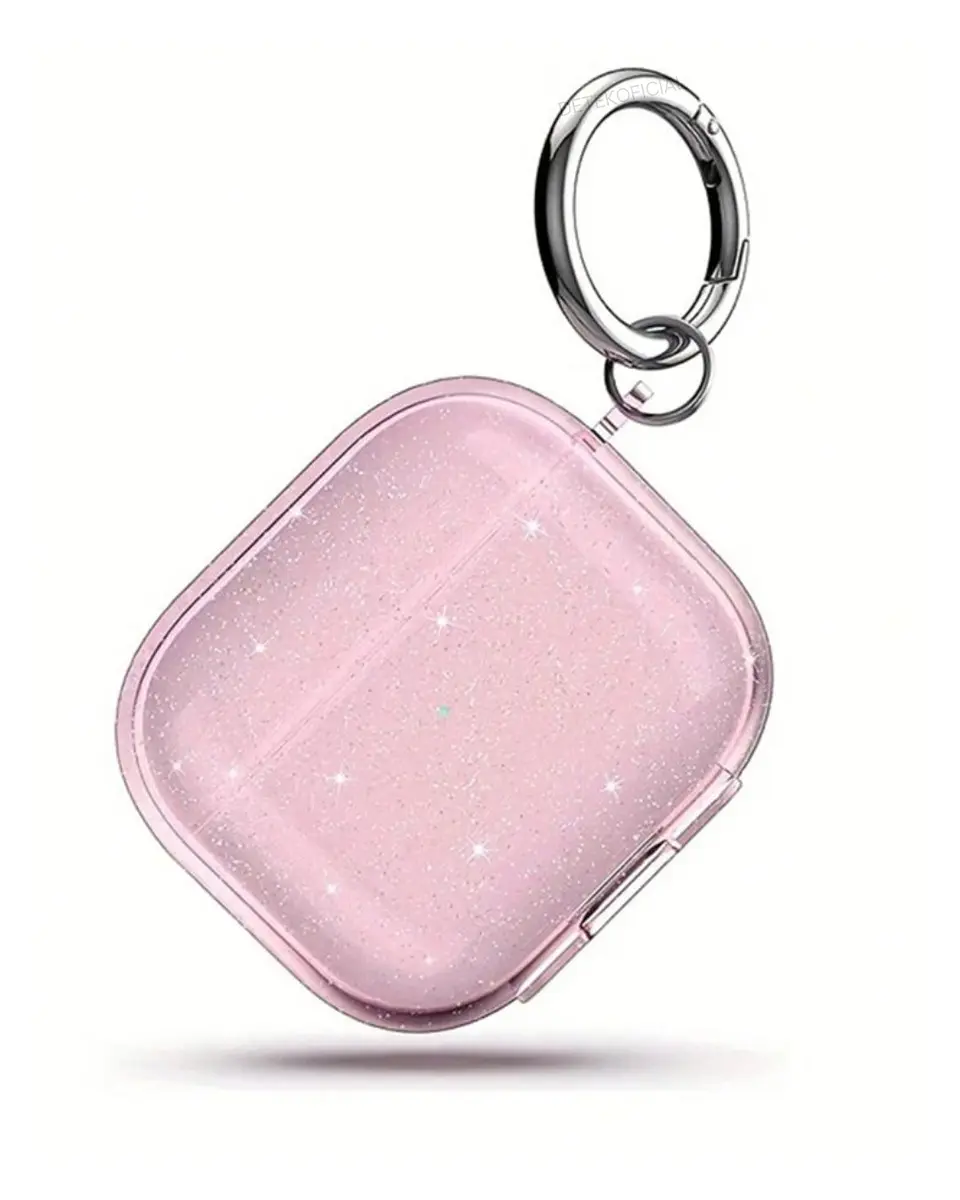Carcasa Funda Transparente / Brillante Tpu Silicona Para AirPods 4 2024 1