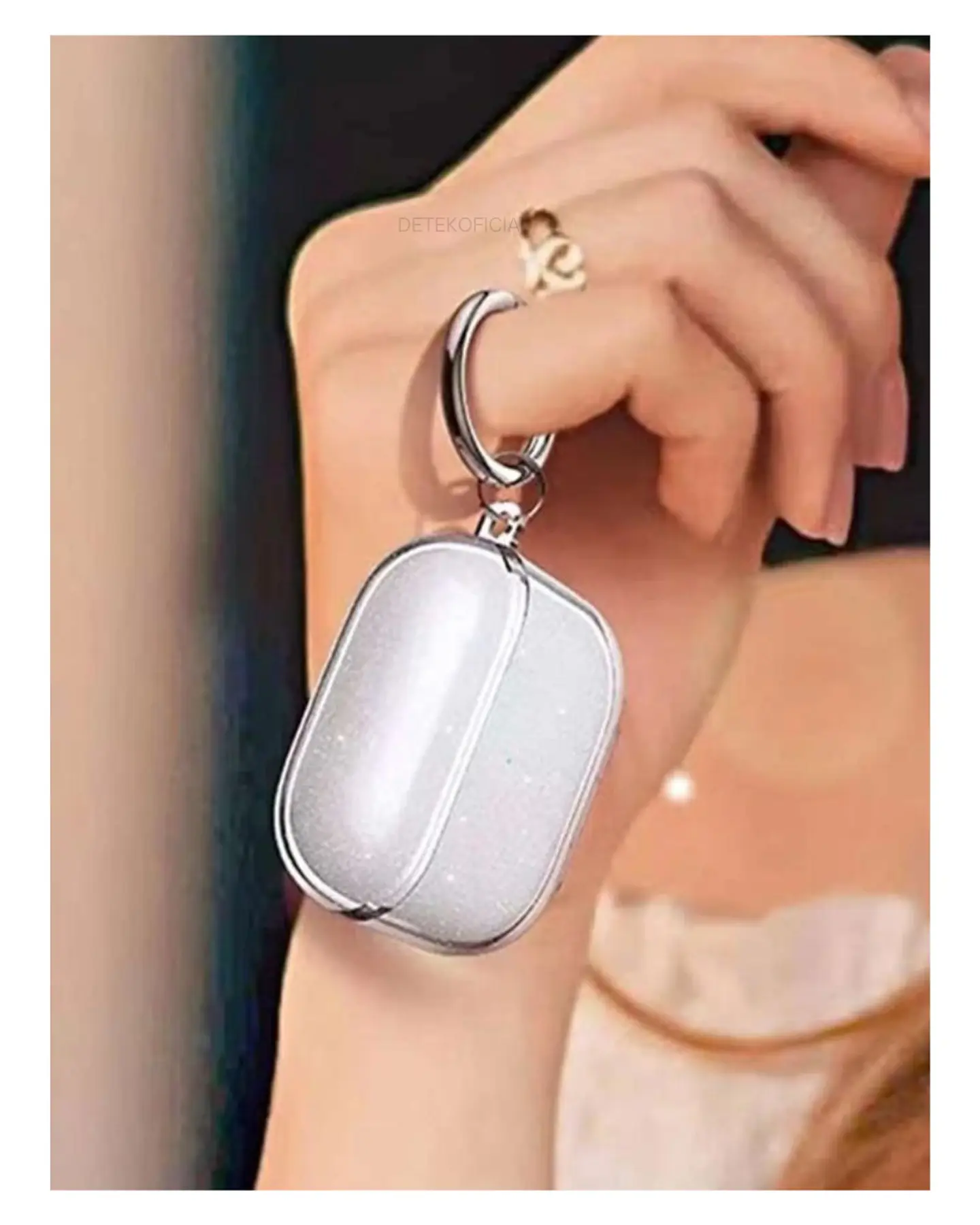 Carcasa Funda Transparente / Brillante Tpu Silicona Para AirPods 4 2024 16