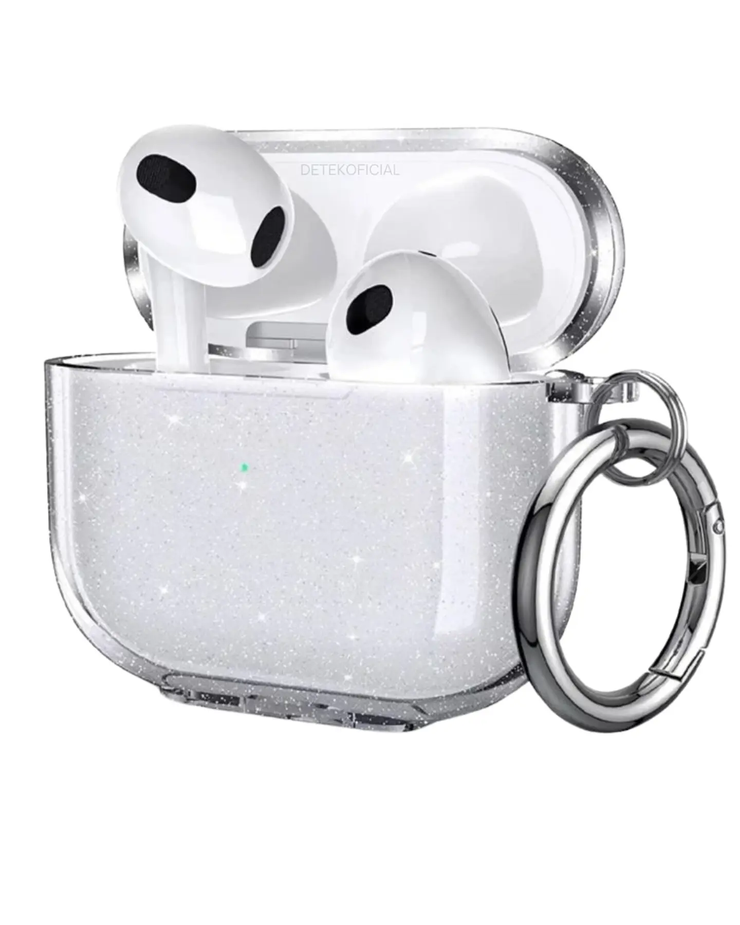 Carcasa Funda Transparente / Brillante Tpu Silicona Para AirPods 4 2024 18