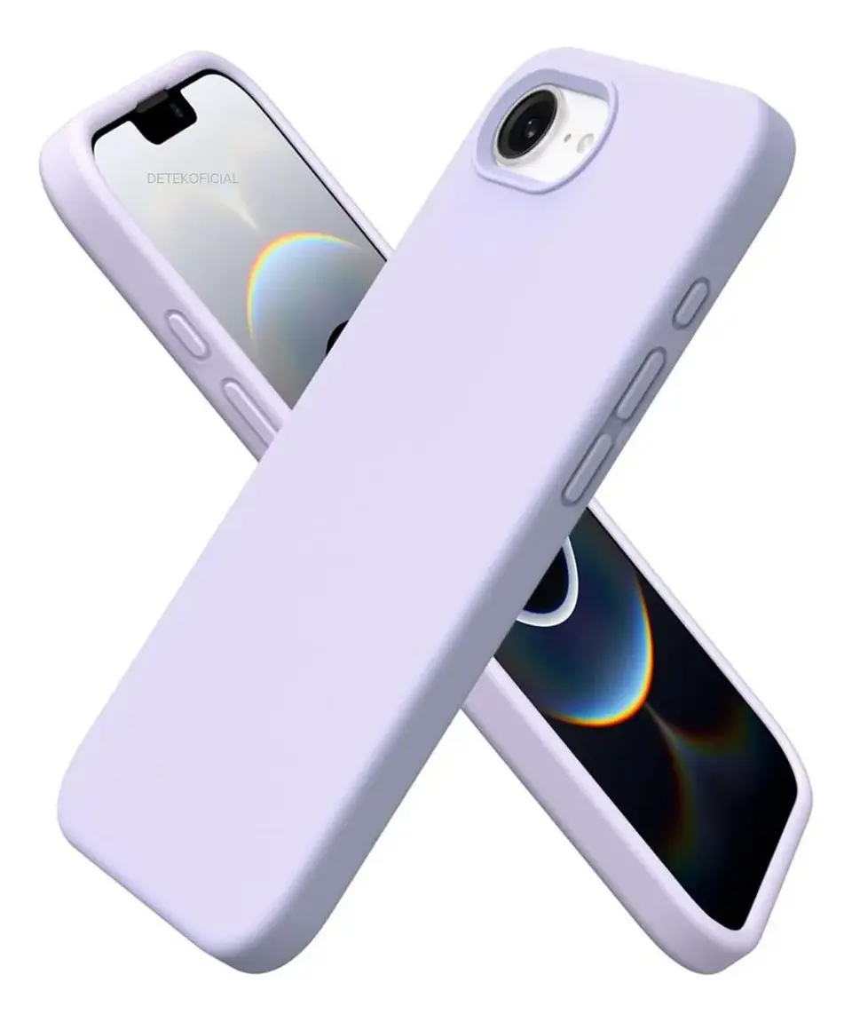 Carcasa silicona color Para iPhone 16e 23