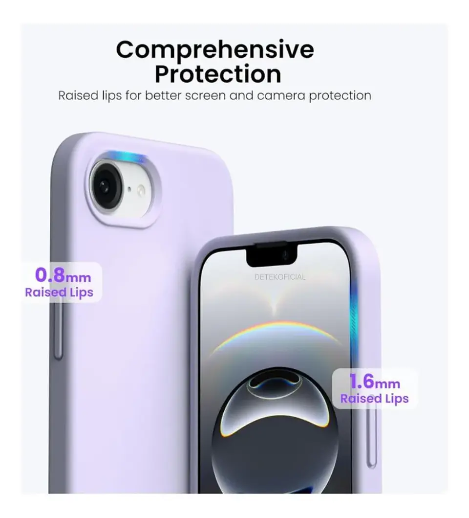 Carcasa silicona color Para iPhone 16e 24