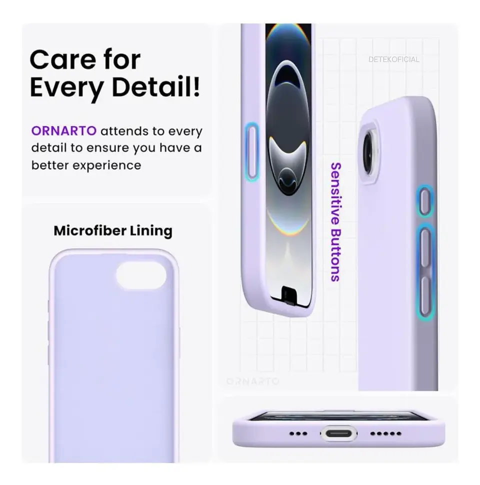 Carcasa silicona color Para iPhone 16e 26