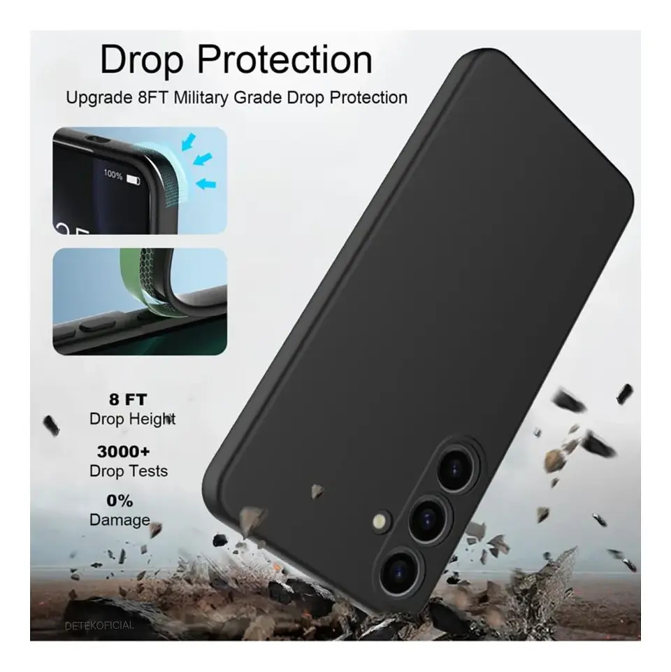 Carcasa Silicona color Para Samsung Galaxy A55  3