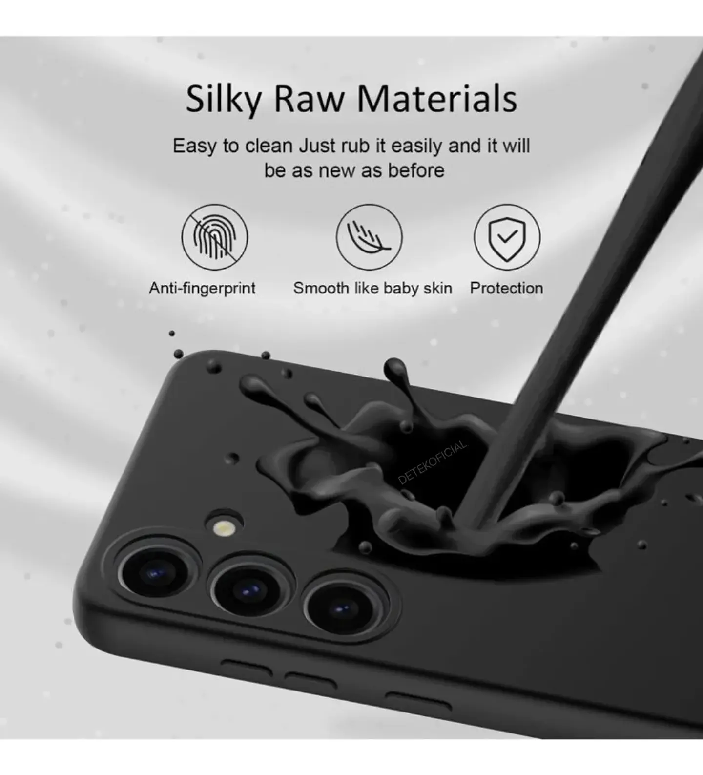 Carcasa Silicona color Para Samsung Galaxy A55  4