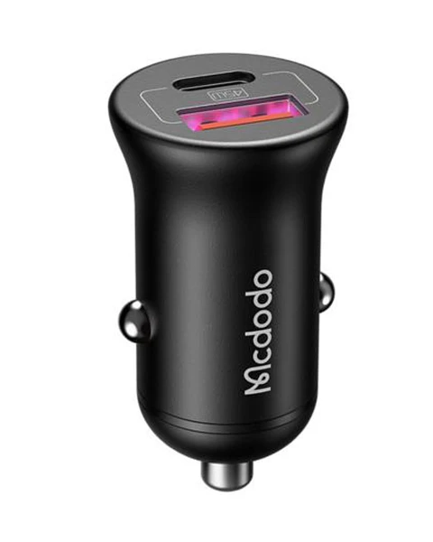 Cargador Auto 45w  2 Puerto USB - Tipo C 