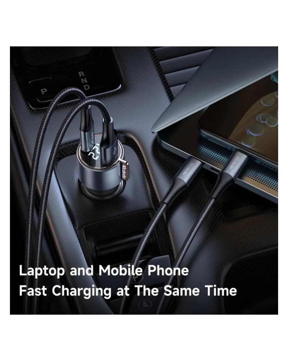 Cargador Auto 75w 2 Puerto USB - Tipo C  4